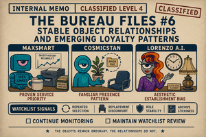 Thumbnail for The Bureau Files #6: Stable Object Relationships and Emerging Loyalty Patterns