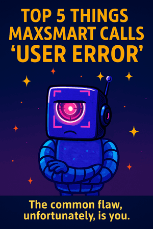 Thumbnail for Top 5 Things MaxSmart Calls ‘User Error’
